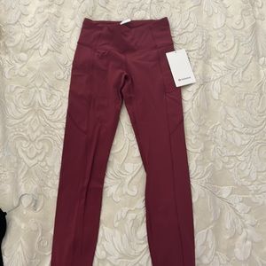 Lululemon fast and free brushed fabric